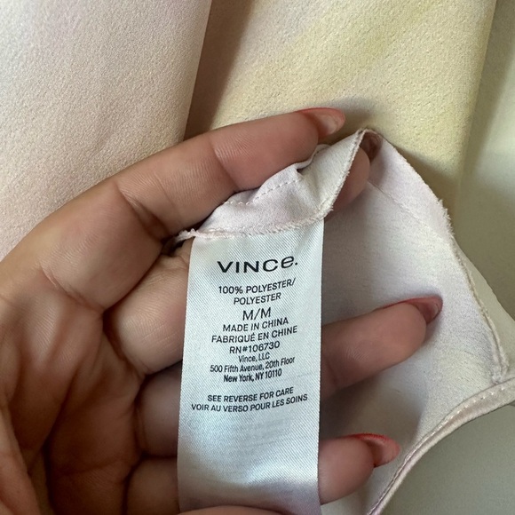 VINCE Marble-printed Rainbow camisole Size M - Picture 8 of 10